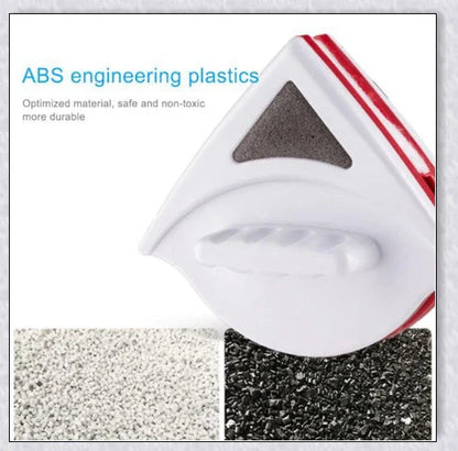 Glass Double-Sided Window Cleaner - Effortless window cleaning tool with magnetic design for cleaning inside and outside glass surfaces