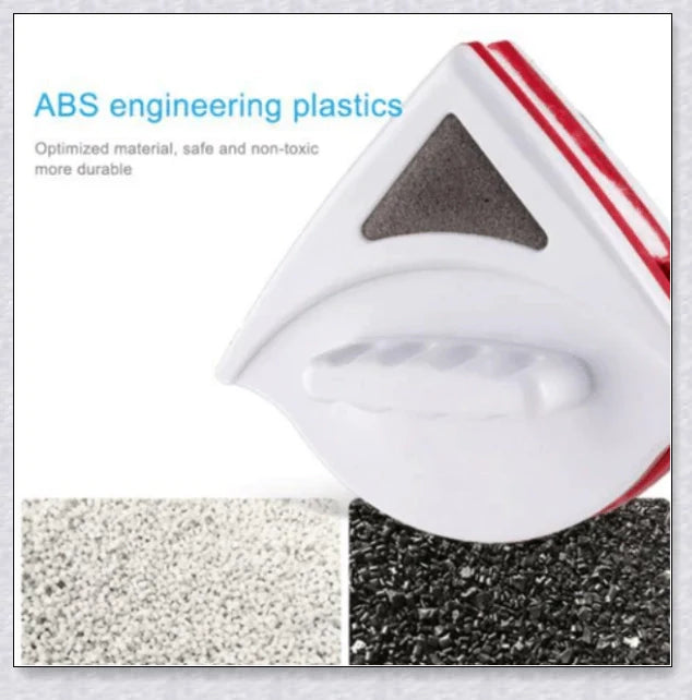 Glass Double-Sided Window Cleaner - Effortless window cleaning tool with magnetic design for cleaning inside and outside glass surfaces