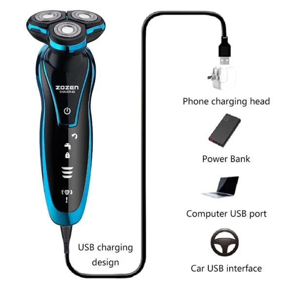 4D Floating Shaver with advanced features for a smooth, comfortable shave