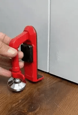 Alarm Door Stopper - An industrial-strength security device that prevents unwanted entry and keeps you safe at home or when traveling.