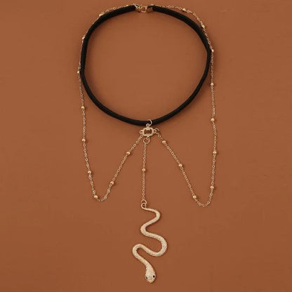 Bohemian Boho Gold Color Metal Beaded Adjustable Thigh Chain Accessory