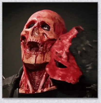 Ultra Realistic Horror Peel - A premium quality Halloween mask with a peeling latex top and movable jaw for a terrifying transformation
