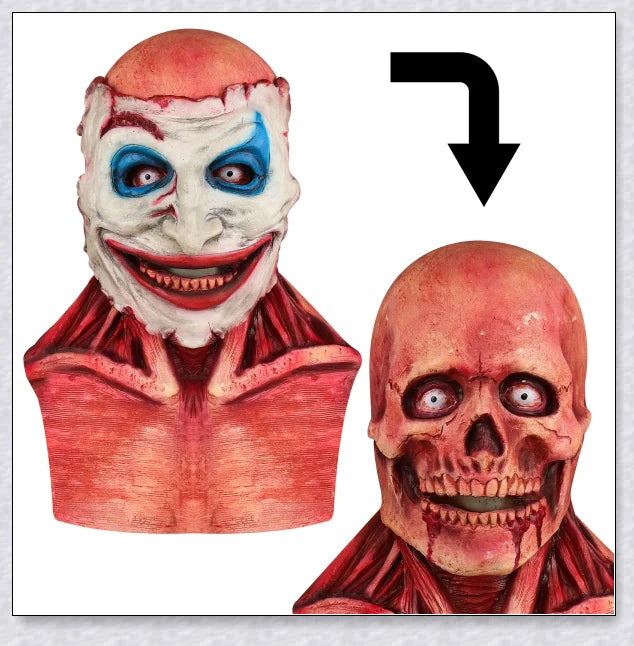 Ultra Realistic Horror Peel - A premium quality Halloween mask with a peeling latex top and movable jaw for a terrifying transformation