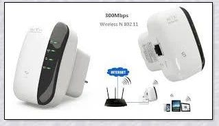 Super Boost Wi-Fi Booster - Powerful home internet range extender with 300Mbps speeds and comprehensive coverage