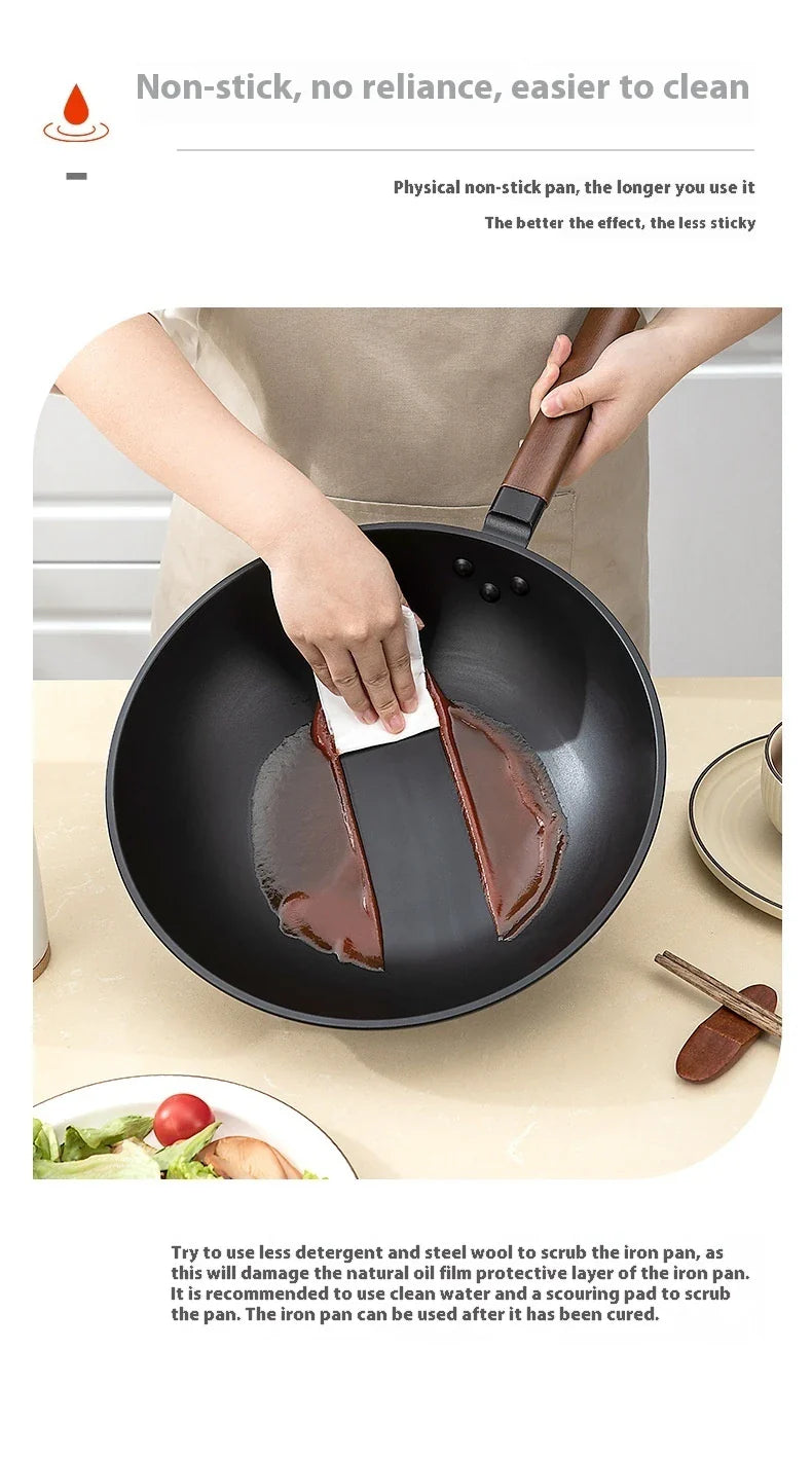 Hhomeenjoy  Latest Hot Internet Celebrity Refined Iron Wok - In Stock Now!