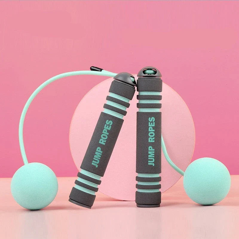 Adjustable jump rope with various color and style options, made with durable materials for an effective workout and weight loss.