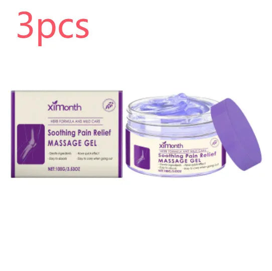 100g tube of Body Massage Gel for knee and elbow joint care on a plain background.
