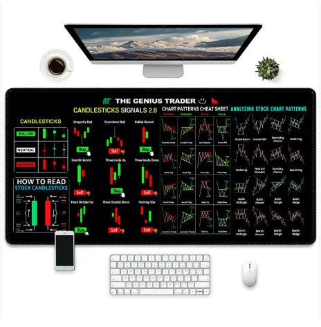 Rubber computer mouse pad with printed game design featuring natural rubber base for non-slip performance and thermal transfer printing in multiple size options of 300mm width and 2mm, 3mm, or 4mm thickness for desktop gaming setup.