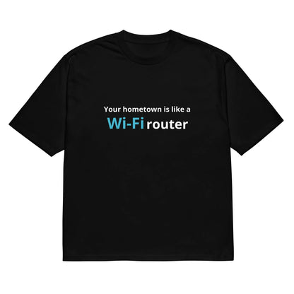 Men's black t-shirt with 3D digital printed cartoon pattern, round neck, short sleeves, loose fit