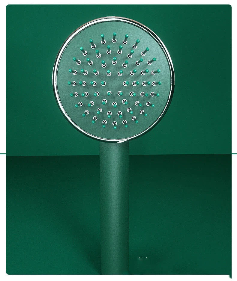 Luxurious hair massage comb with air-cushioned bristles for a soothing scalp experience and effortless styling