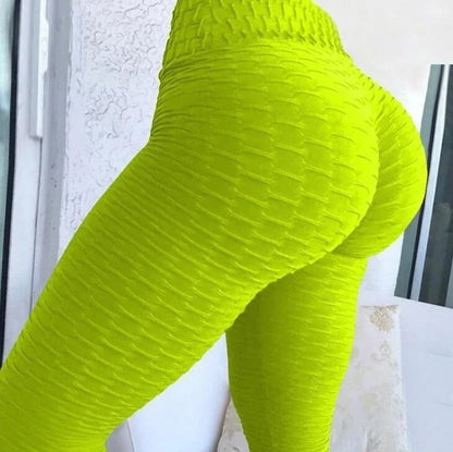 Curve-enhancing anti-cellulite seamless leggings in various colors and sizes