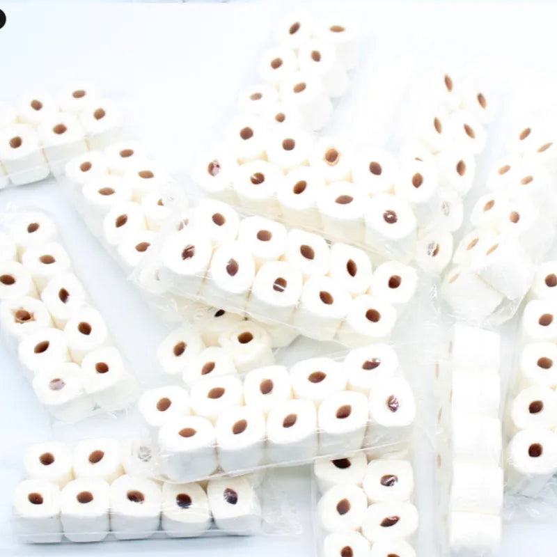 Simulated tissue roll paper model for children, dimensions 30x15x80mm, realistic texture