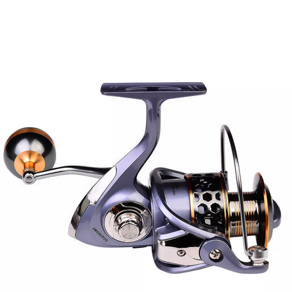 Luya Spinning Fishing Wheel with full metal thread cup and CNC metal rocker handle