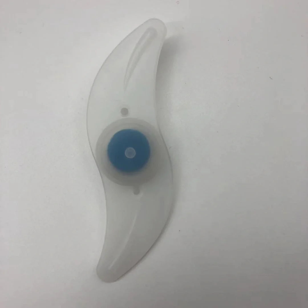 LED bicycle spoke lights in various colors mounted on bike wheel for night safety