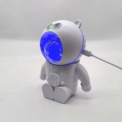 Astronaut Star Water Wave Projection Lamp showing celestial pattern projection on ceiling