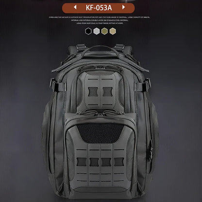 45-litre camouflage tactical backpack with 600D polyester construction for mountain climbing