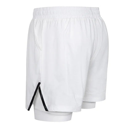Men's quick-drying small plaid sports shorts in mid waist design available in six colours