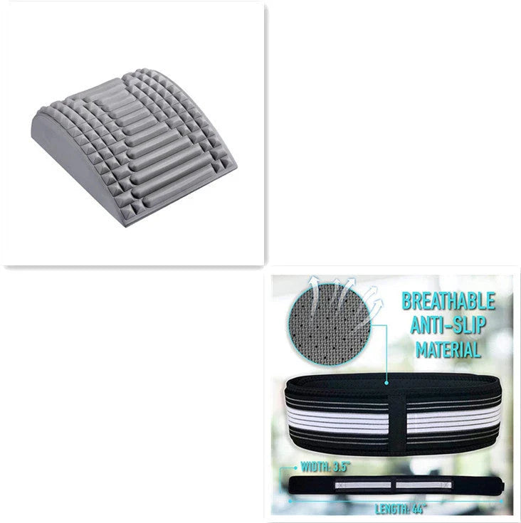 Lumbar Support Massager with Acupressure Technology for Neck, Back and Sciatica Pain Relief