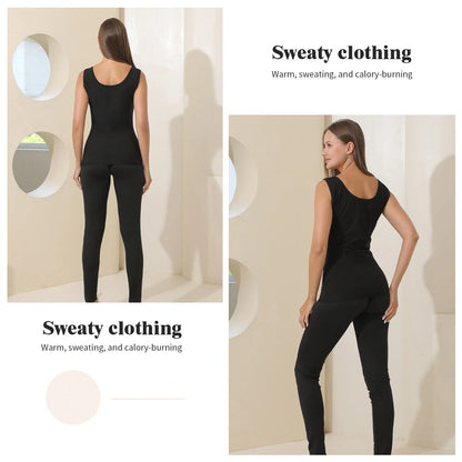 Women's black zip vest shapewear storm sweatshirt with adjustable design for comfort and style.
