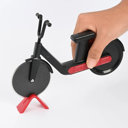 Stainless Steel Pizza Cutter and Pasta Roller - Versatile Kitchen Tool for Slicing, Cutting, and Decorating Dough-Based Creations