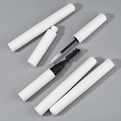 Eyebrow glue with brush applicator in pink or white colour for natural eyebrow definition