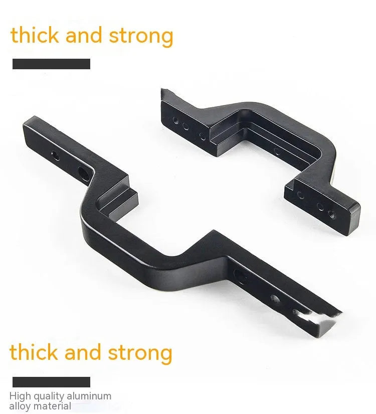Black aluminium alloy LED light mounting bracket for Jeep Wrangler off-road vehicles