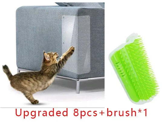 Cat claw protector sofa pad PVC anti-grab film 47 x 15 cm 2 pcs set