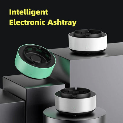 Compact and Powerful Smoke Eliminating Air Purifier Ashtray for Cars - Freshens Driving Experience with Negative Ion Technology