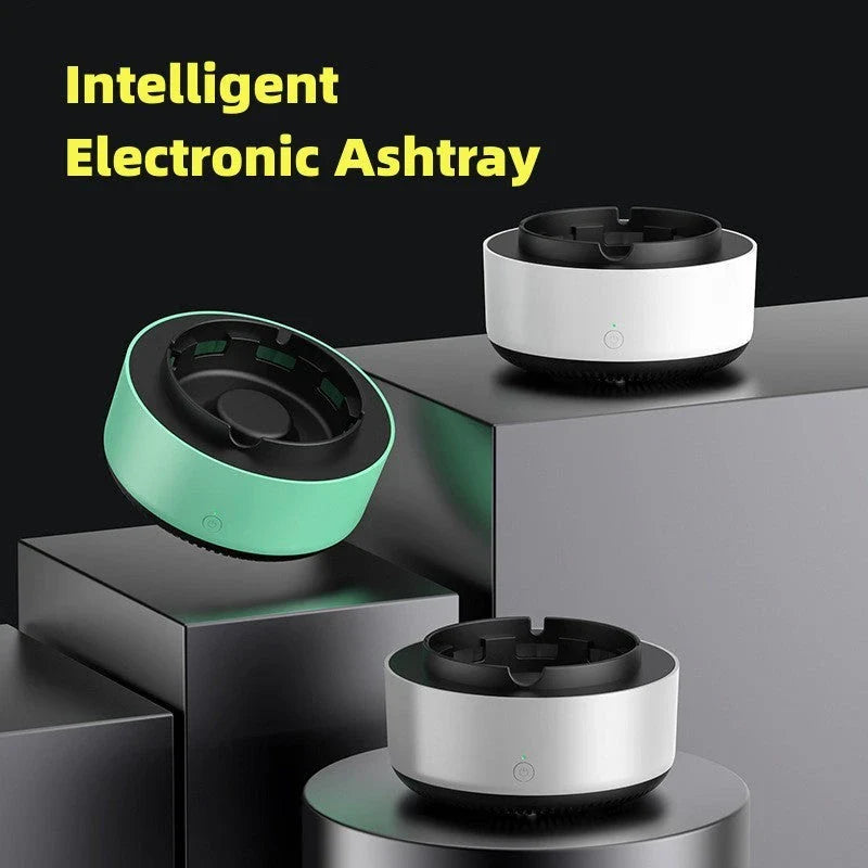 Compact Smoke Eliminating Air Purifier Ashtray for Cars