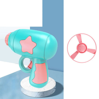 LED Light Flying Saucer Launcher Toy Set with flashing discs for pets and kids