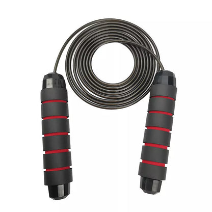 Adjustable load steel wire skipping rope for weight loss and fitness