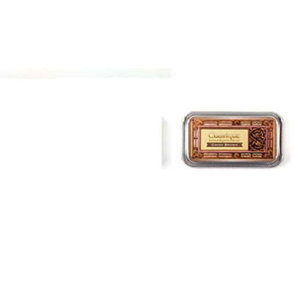 Rectangular DIY rubber stamp ink pad with oily quick-drying ink for notebooks and crafts