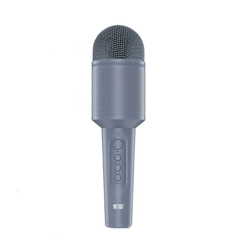 Wireless Bluetooth USB karaoke microphone in pink, blue or green colours