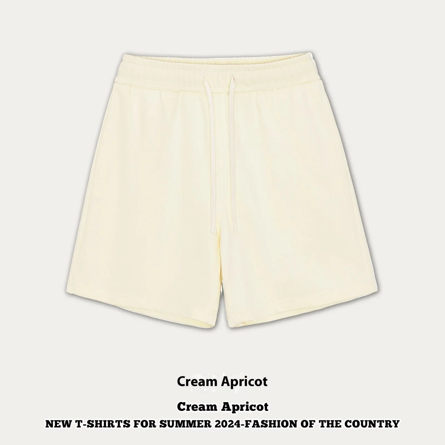 Cotton denim loose-fit casual pants for baby boys and girls in summer colours