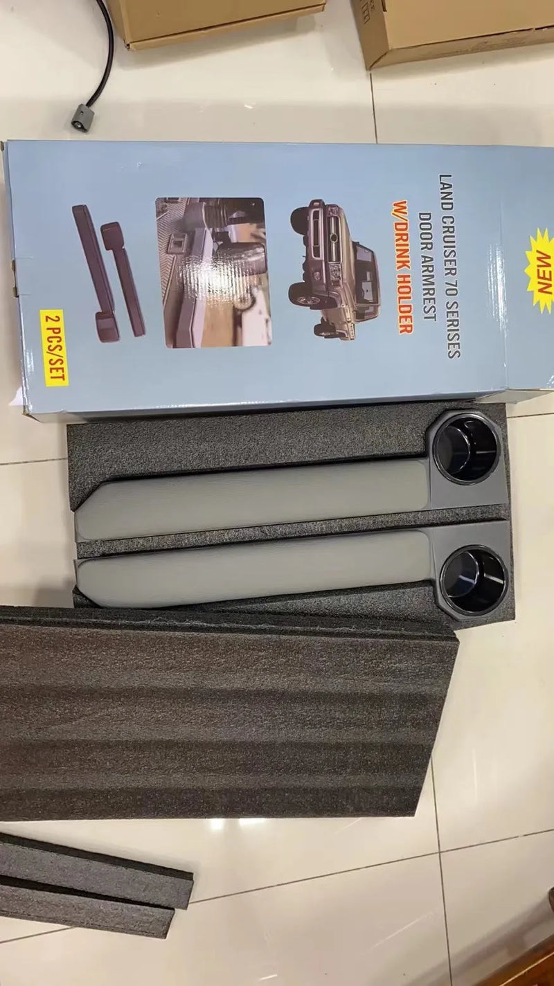 Car armrest door ring frame magnetic sucker handrail for vehicle interior door panels, practical grey automobile accessory with 288-piece specification and easy installation hardware