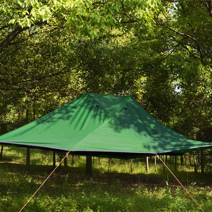 Waterproof hanging tree tent with mosquito net and aluminum poles for camping