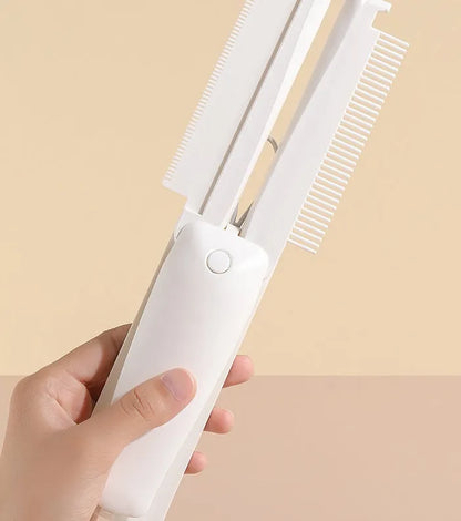 Pet grooming brush for dogs and cats in ABS plastic with bristles for removing loose hair and detangling