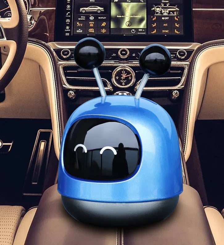 Robot car vent air freshener aromatherapy diffuser with 40ml gel fragrance