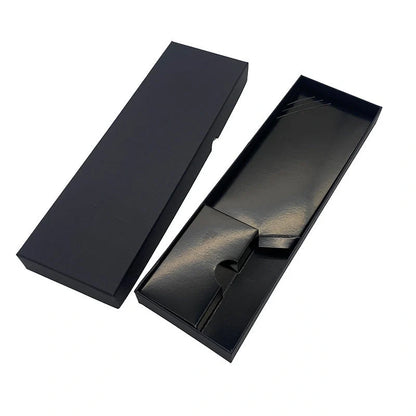 Minimalist black EVA kitchen knife set in gift box, perfect for home chefs