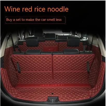 Mitsubishi Outlander custom boot liner with 3D edges and non-slip TPE XPE surface