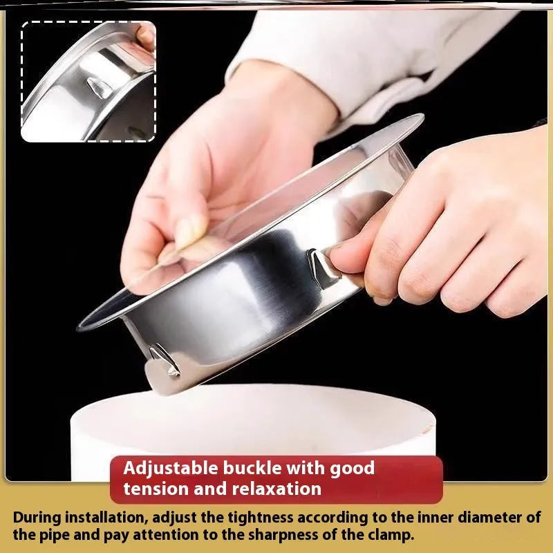 Stainless steel deodorant floor drain cover with modern design for bathroom installation