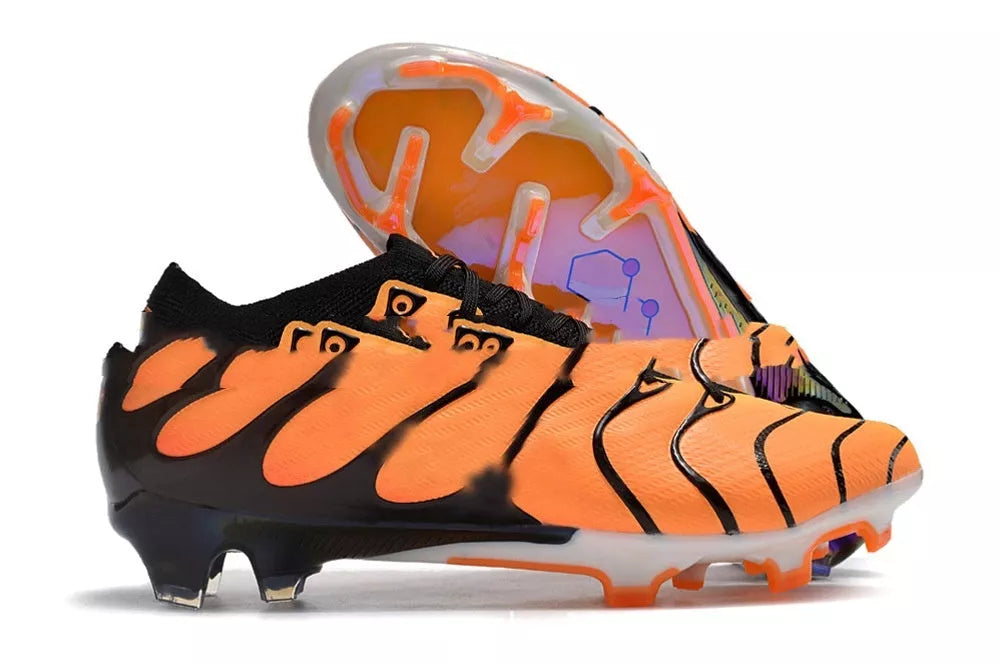 Men's waterproof knitted soccer shoes with full air cushion, sizes 39-55