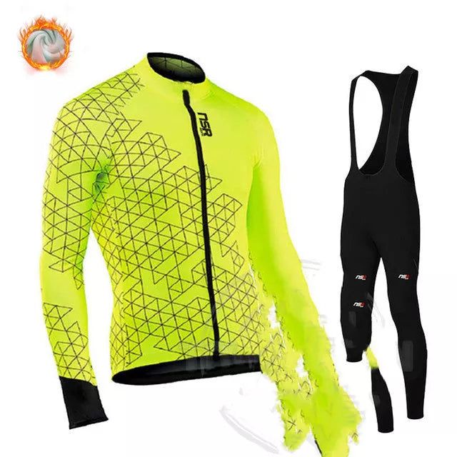 Winter Riding Speed Down Jacket with moisture-wicking memory fabric for cyclists