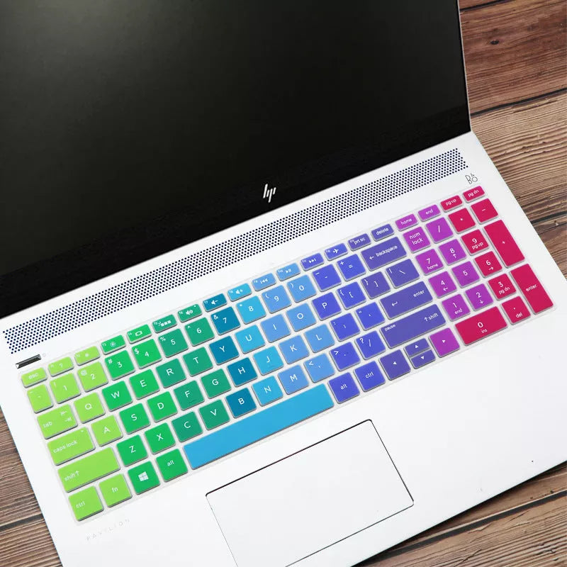 15.6-inch silicone keyboard film for HP Light and Shadow Wizard 4th Generation laptop in various colors