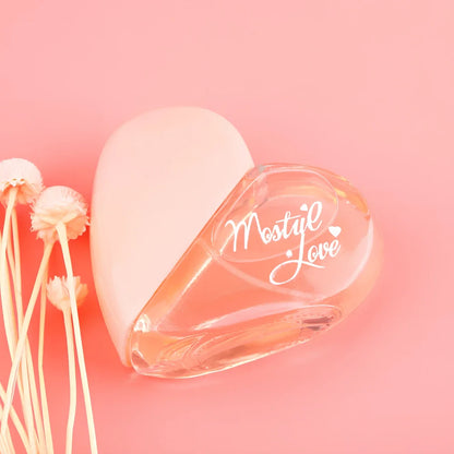 Love Perfume 50ml bottle in DXR220 and pink DXR220B variants with spray mechanism
