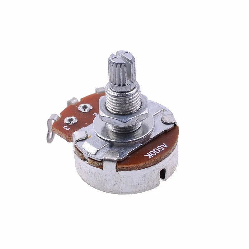 Metal electric guitar potentiometer knob with resistance options A250K A500K B250K B500K