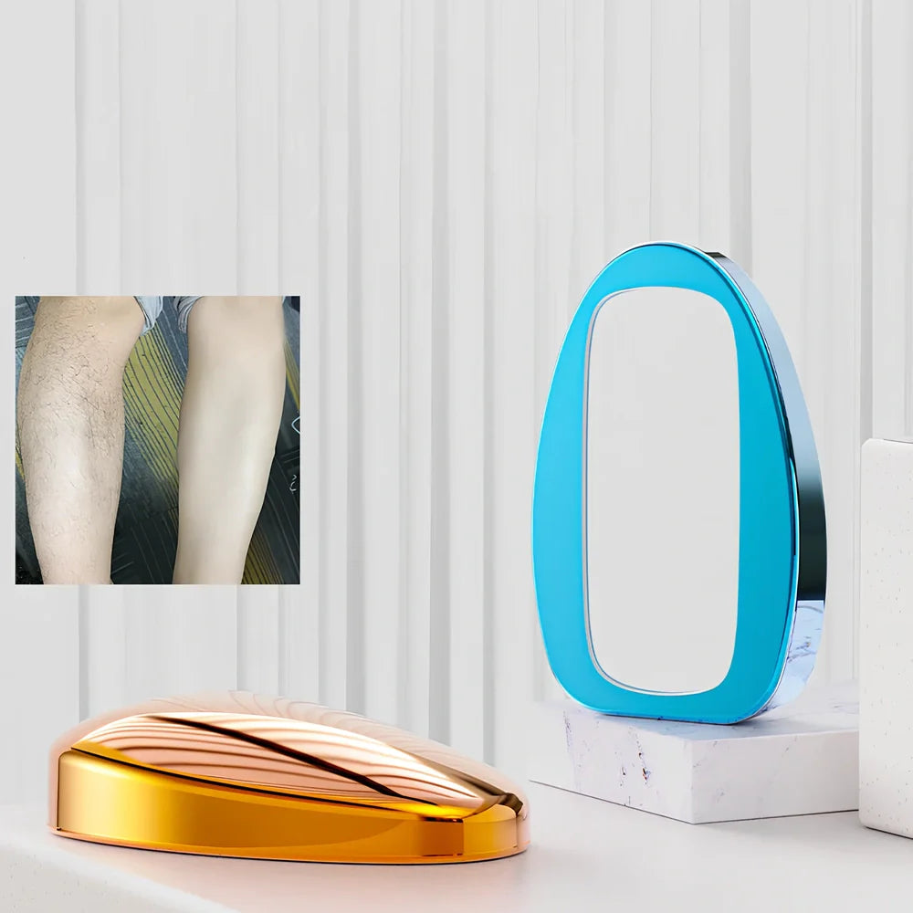 Crystal hair remover nano glass wool device for manual hair removal and exfoliation