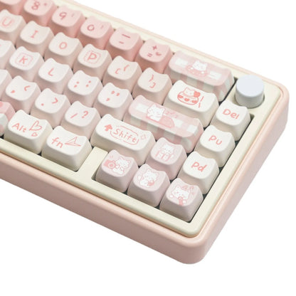 Full set of PBT sublimation keycaps for a universal mechanical keyboard, over 98 keys.