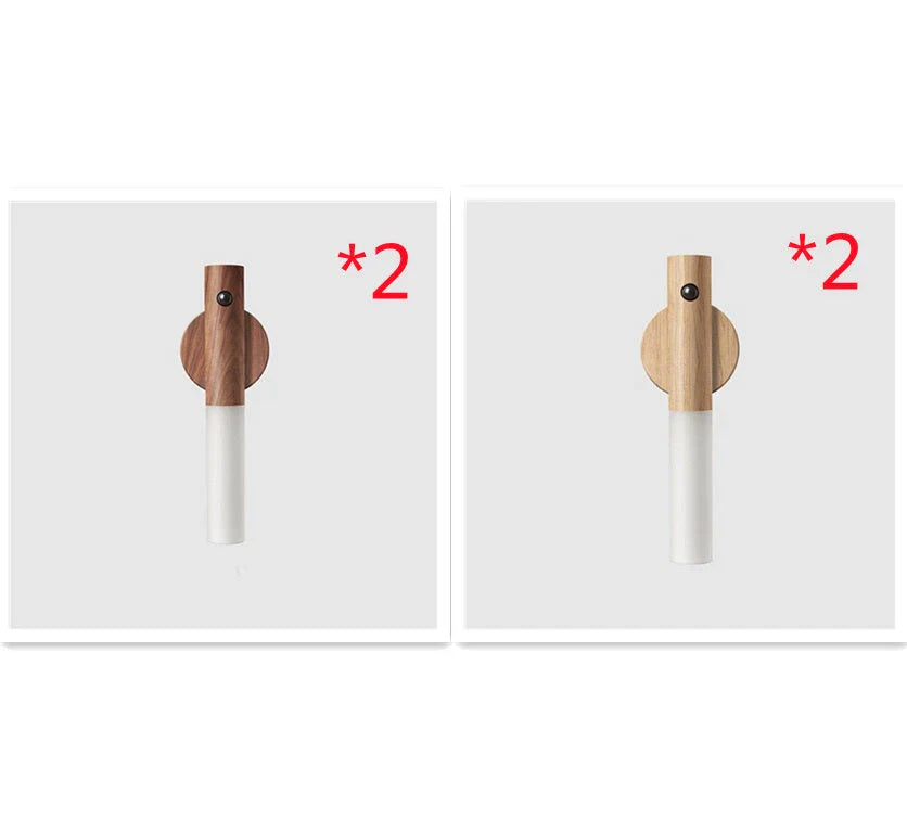 Magnetic Wireless LED Night Light with Motion Sensor - Versatile Lighting Solution for Hallways, Cabinets, and More