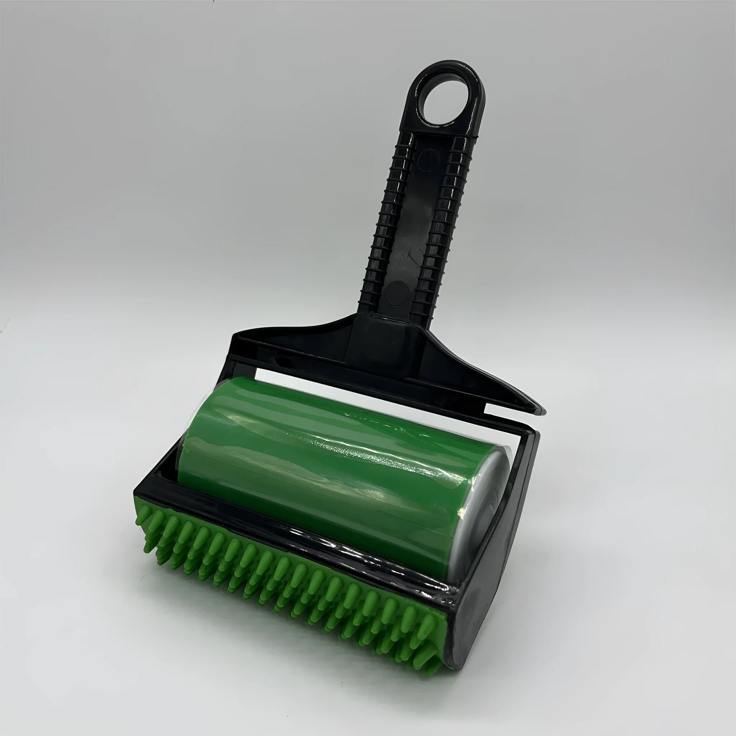 Yellow and green washable reusable lint rollers for pet hair removal on fabrics and carpets.